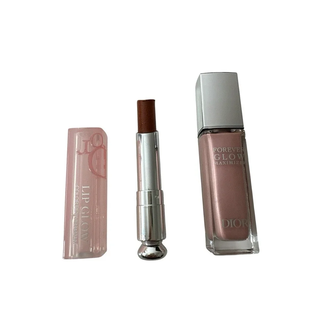 2 Christian Dior Addict Lip REVIVER DUO GLOW Gloss Balm‎ New W Damaged